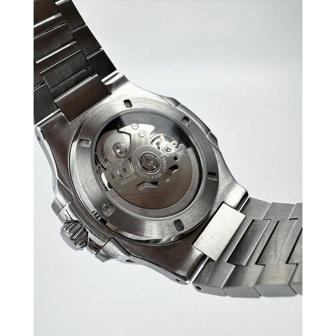 PINTIME Men's Watches Business Stainless Steel Simple Classic Quartz Watch Waterproof Luminous Round Male Relogio