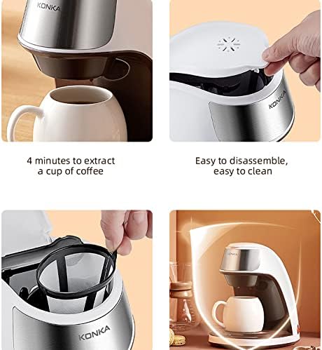 New Coffee Machine Fully Automatic Home Office Mini American Small Portable Coffee Maker