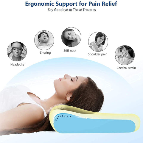 Best Orthopedic Contour Pillow – Supportive, Washable & Hypoallergenic