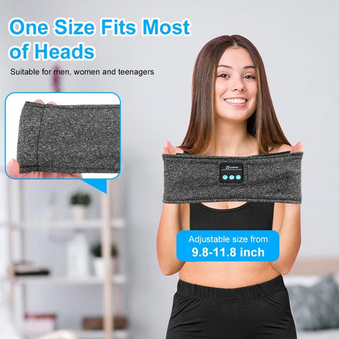 Wireless Bluetooth Headband – Sleep & Sports Headphones with Noise Cancellation & Long Battery Life