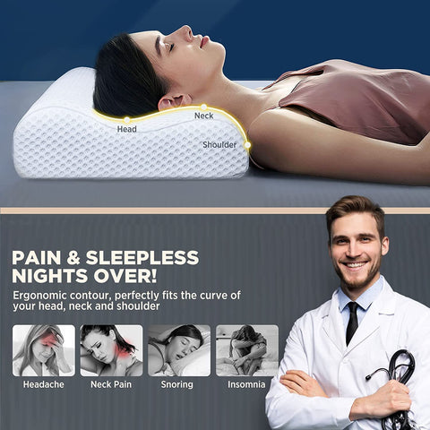 Best Orthopedic Contour Pillow – Supportive, Washable & Hypoallergenic