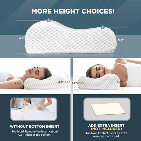 Best Orthopedic Contour Pillow – Supportive, Washable & Hypoallergenic