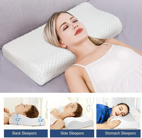Best Orthopedic Contour Pillow – Supportive, Washable & Hypoallergenic