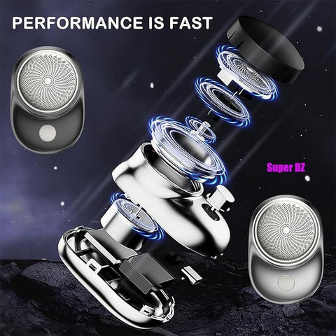 🚀 Mini Turbo Shaver – High-Speed, Waterproof & Ultra-Compact!